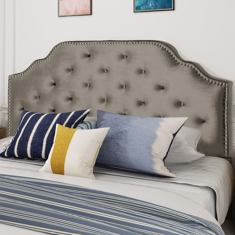 Charlton Home® Castille Full/Queen Upholstered Panel Headboard